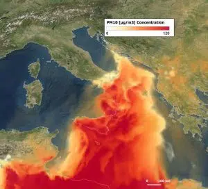 PM10 Concentrations COPERNICUS PM10 Concentrations COPERNICUS